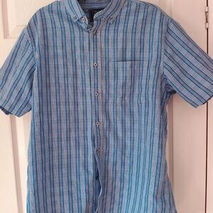 Blue Striped Men's Shirt